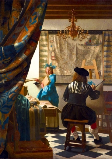Bluebird puslespil Malerkunst (Allegori om malerkunsten) 1000 brikker
