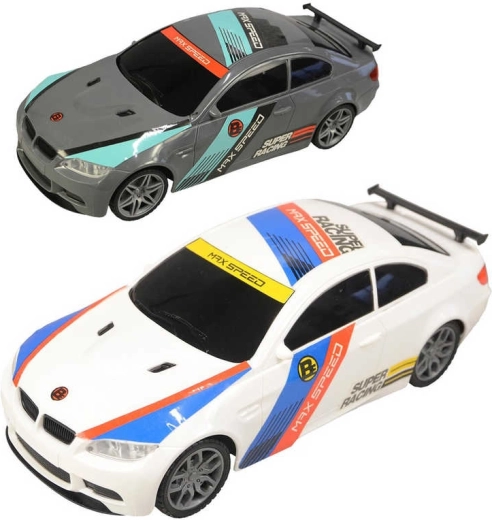 Plast-racerbil med friktionsmotor 25 cm - 1 stk.