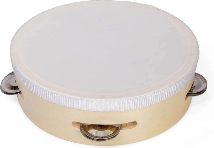 Bigjigs Toys træ-tamburin – natur