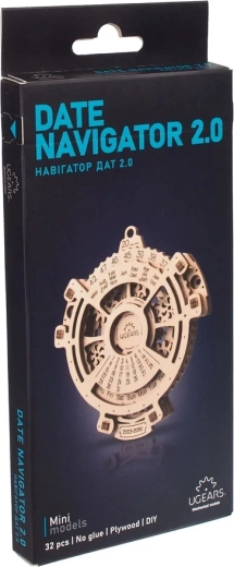 Ugears 3D mekanisk træmodel – evighedskalender