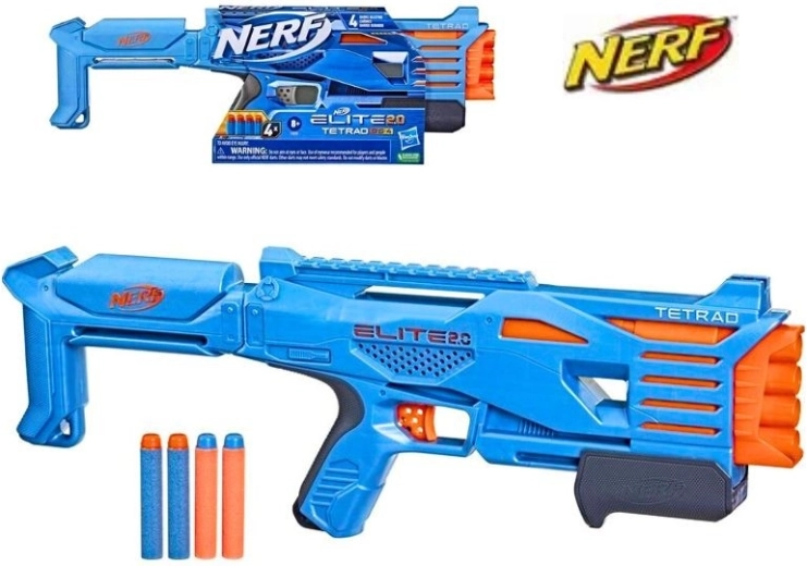 Nerf Elite 2.0 Tetrad QS-4 skumdartpistol