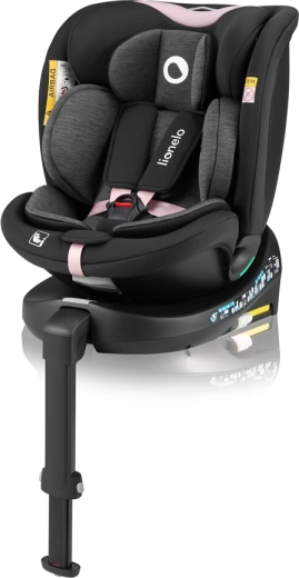 Lionelo Navy i-Size drejelig autostol 40–150 cm black pink