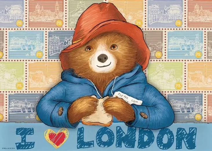 Ravensburger puslespil Bjørnen Paddington 1000 brikker