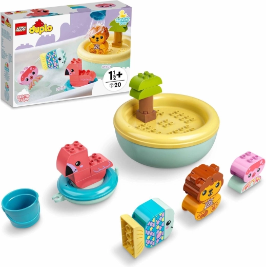LEGO DUPLO Mit første bad: flydende ø med dyr