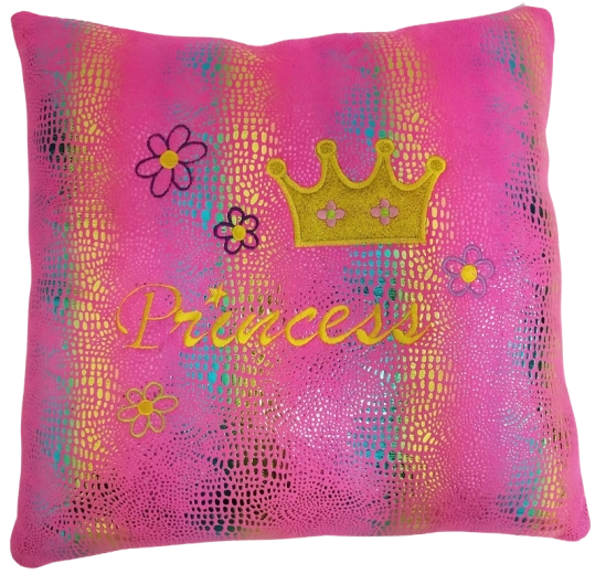 Prinsesse-pude 37 cm plysbetrukket