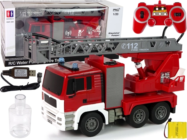 Fjernstyret brandstige med vand