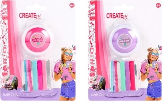Create it! hårkridt med stylingtilbehør