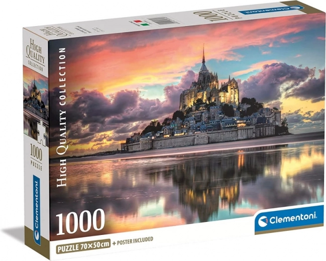 Puslespil 1000 brikker Compact Le Magnifique Mont Saint-Michel
