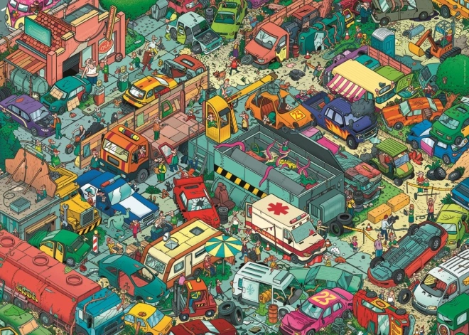 Heye puslespil Skrotplads 1000 brikker