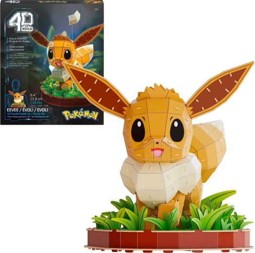 Spin Master 4D Build Pokémon Eevee 3D puslespilsmodel til samling