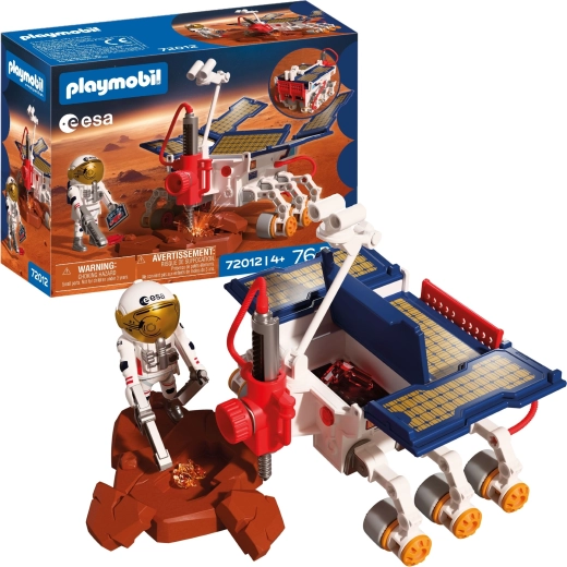 Playmobil rum-mission Mars – rover og ESA-astronaut med tilbehør, 76 dele