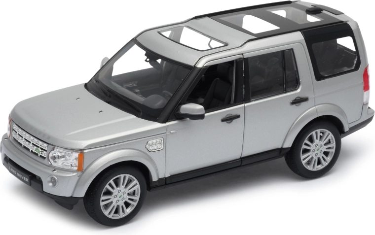 Welly Land Rover Discovery IV 1:24 sølvfarvet