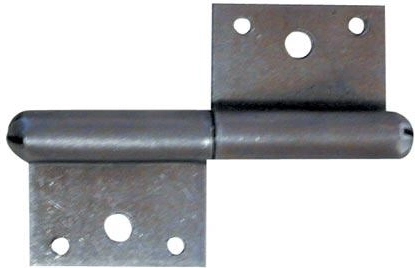 Vindueshængsel 80 mm højre, galvaniseret (20 stk.)