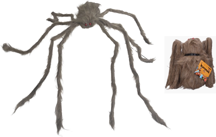 Halloween-dekoration edderkop 150 cm