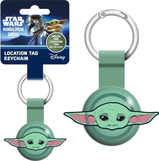 Mandalorian og Grogu nøglering til lokaliseringstag