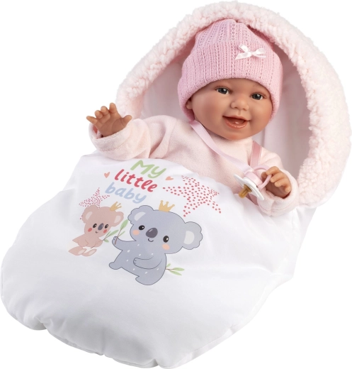 Llorens realistisk babydukke NEW BORN med lyde 38 cm
