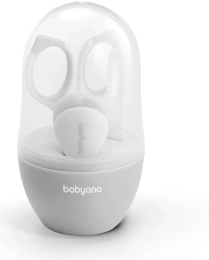 BabyOno manicure-sæt til børn – grå