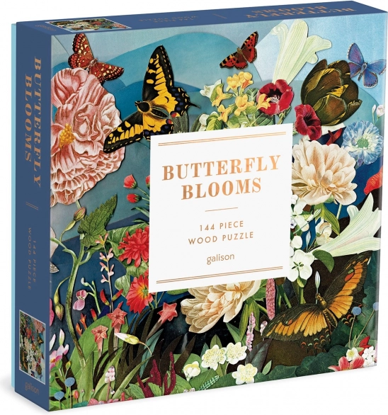 Galison træpuslespil sommerfuglehave