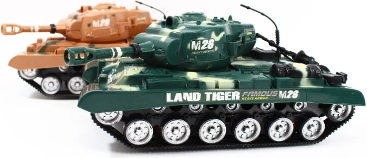 Stor legetøjs-tank i pose – 2 farvevarianter