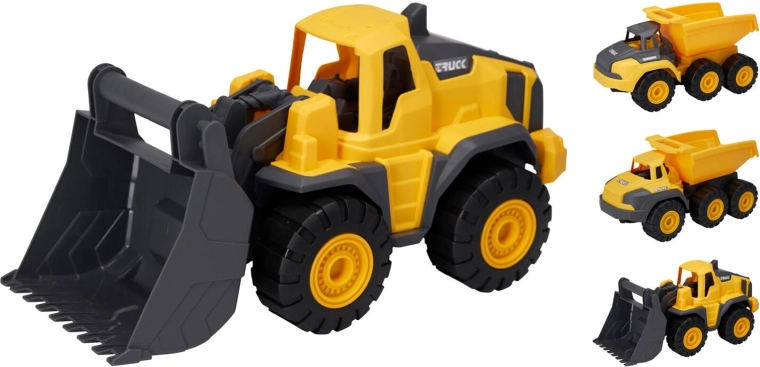 Bygge-lastbiler 26 cm – mix af typer