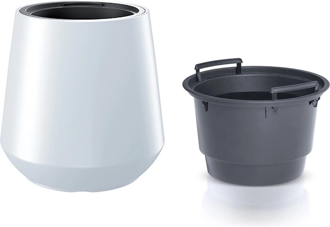 Urtepotte med indsats Heos hvid 44 cm