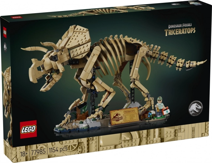 LEGO Jurassic World dinosaurusfossiler: triceratops