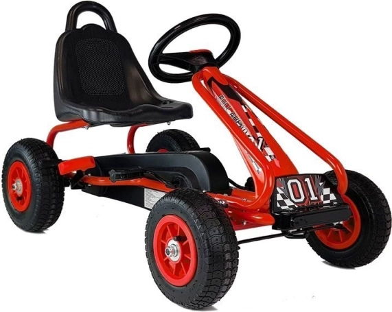 Pedalgokart G201 rød