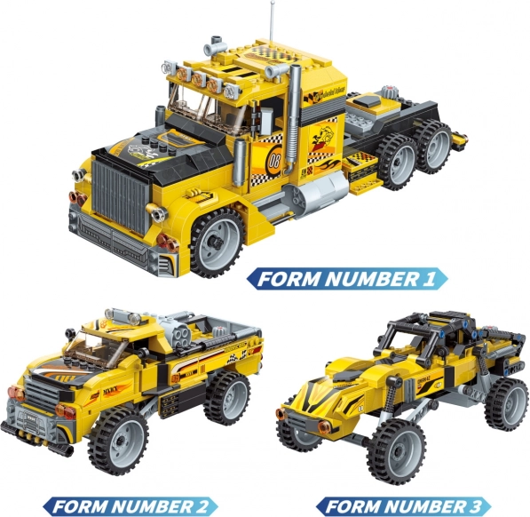 Qman Ubegrænsede idéer – dristig transportbygge­sæt med optræksmotor