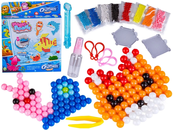 Vandperler Ocean 800 stk., 8 farver