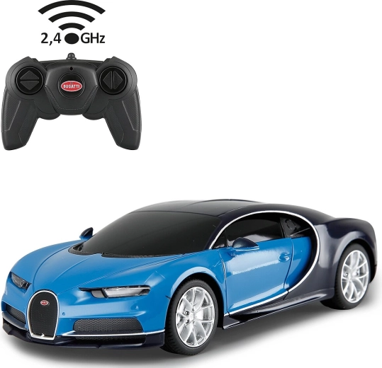 Jamara Bugatti Chiron RC-bil 1:24 2,4 GHz blå - 1 stk.