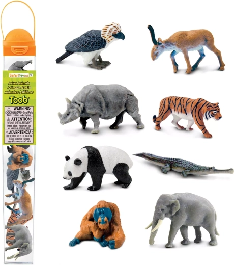 Safari Ltd. tube med asiatiske dyr