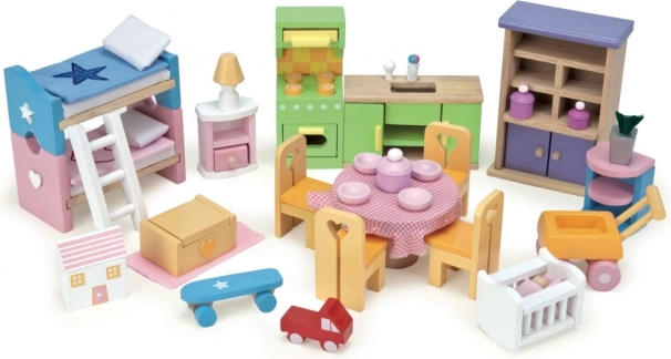 Le Toy Van startsæt til dukkehusmøbler