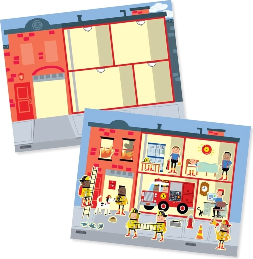 Klistermærkebog Mit byliv – genanvendelige klistermærker MELISSA & DOUG