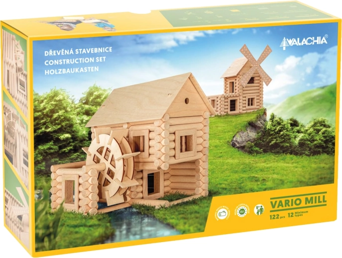 Walachia træbyggesæt Vario Mill (122 dele)