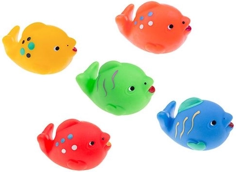 Tullo gummifisk til badet 5 stk
