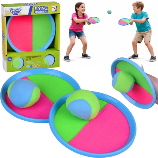 CatchBall-målskiver med velcro og bolde - 4 stk.