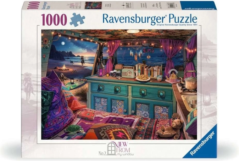 Ravensburger puslespil View From My Window 2: autocamper 1000 brikker