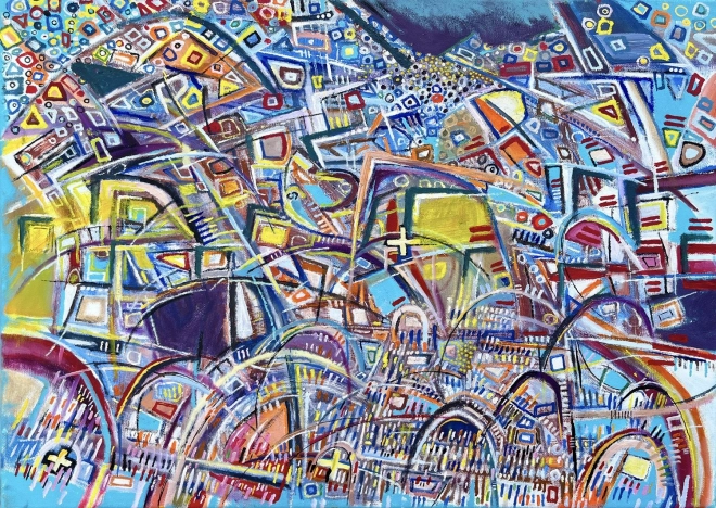 Enjoy puslespil Spænding i kurverne 1000 brikker