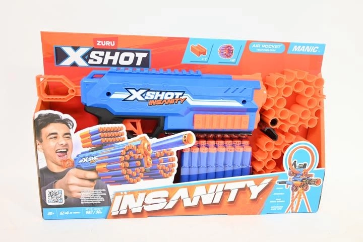 Blaster ZURU X-Shot Insanity Manic til skumpile