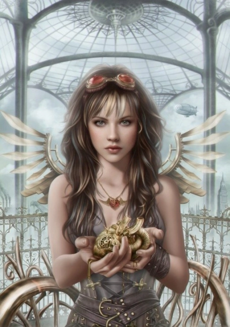 Puslespil Damphjerte 1000 Brikker