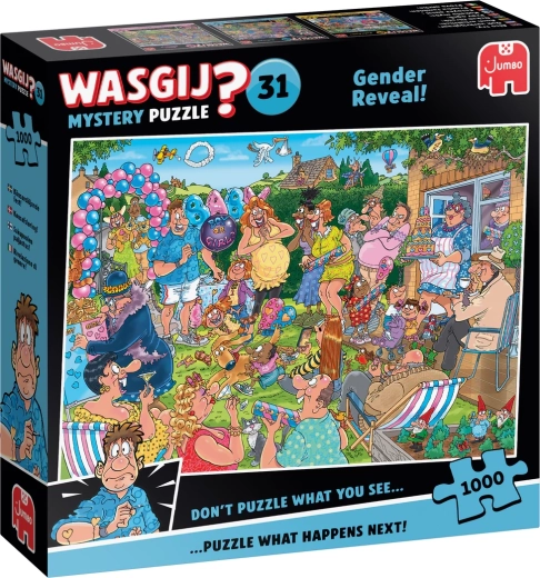 Jumbo Wasgij Mystery 31: afsløring af babyens køn – puslespil med 1000 brikker