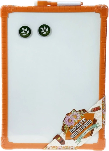 Dobbeltsidet magnetisk whiteboard til børn til tusch og magneter - 1 sæt
