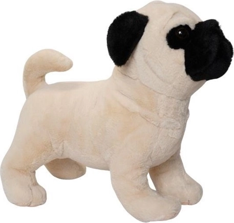 Stor plysbuldog