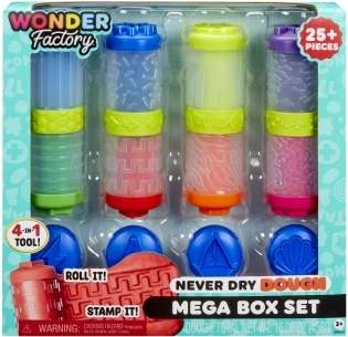 Wonder Factory ikke-udtørrende modellervoks og formbar sand – megakreativt sæt