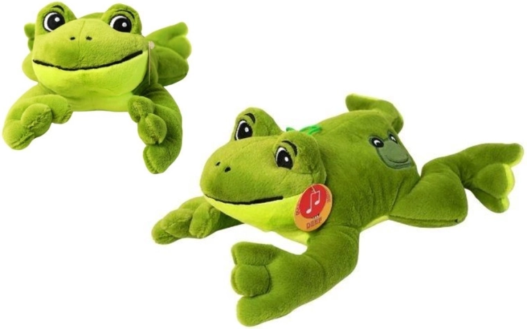 Frø Kumata mellemstor plysbamse med kvækken