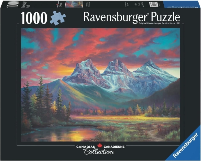 Ravensburger puslespil Canadian Collection: Tre søstre, Alberta – 1000 brikker