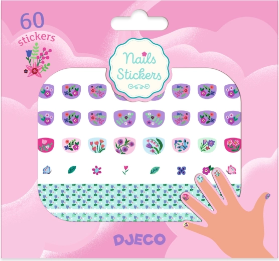 Djeco negleklistermærker med blomster
