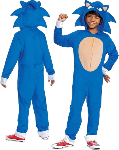Børnekostume SONIC the Hedgehog 7–8 år