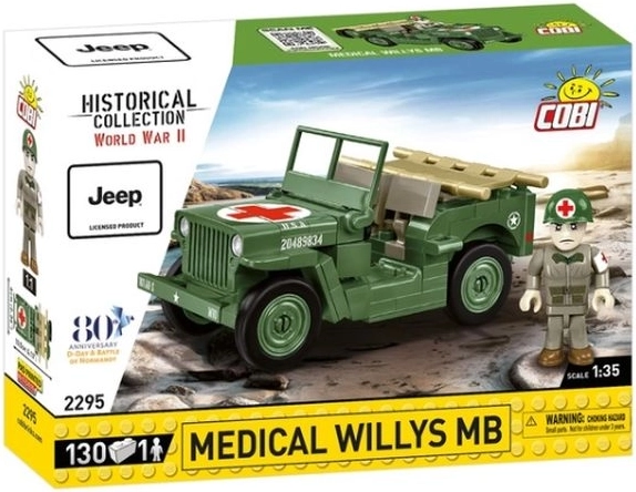 COBI byggesæt Medical Willys MB (1:35) – 130 dele