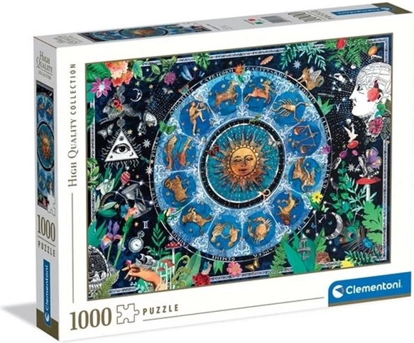 Puslespil Clementoni astrologisk kort 1000 brikker HQ